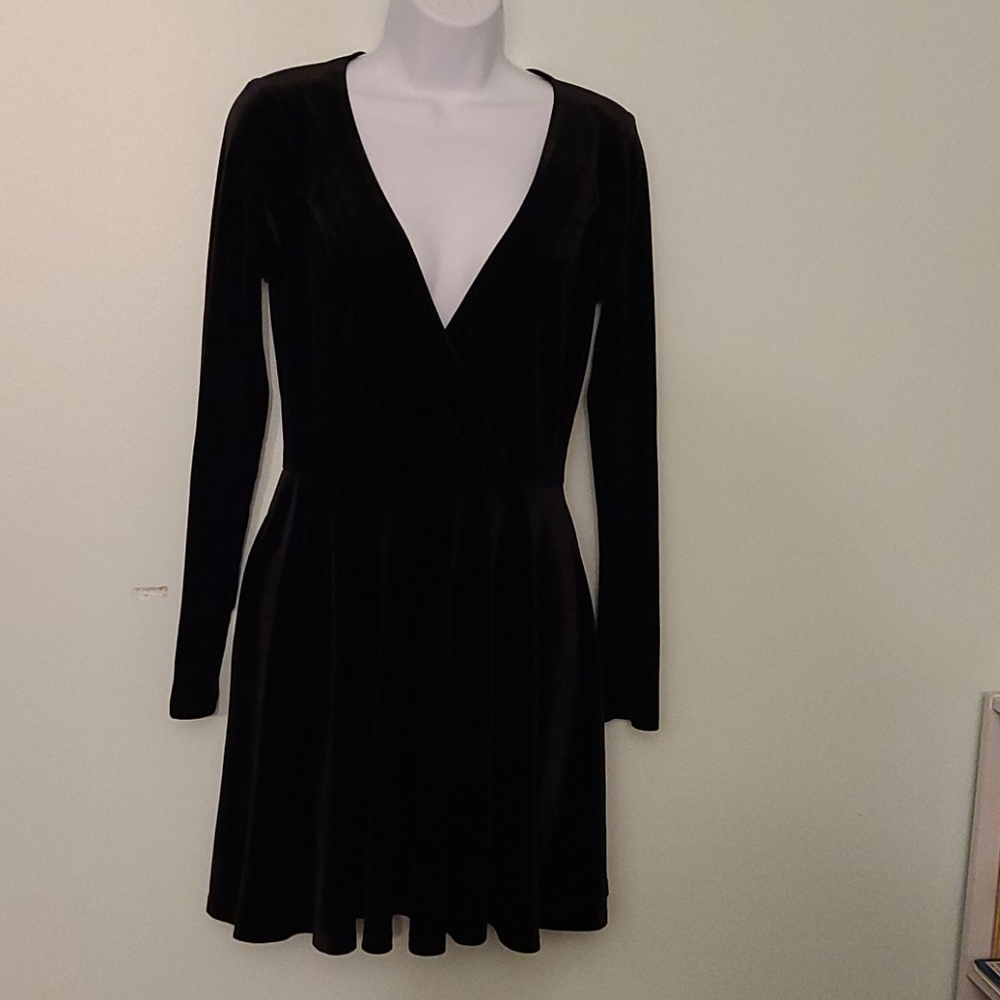 Velvet skater dress